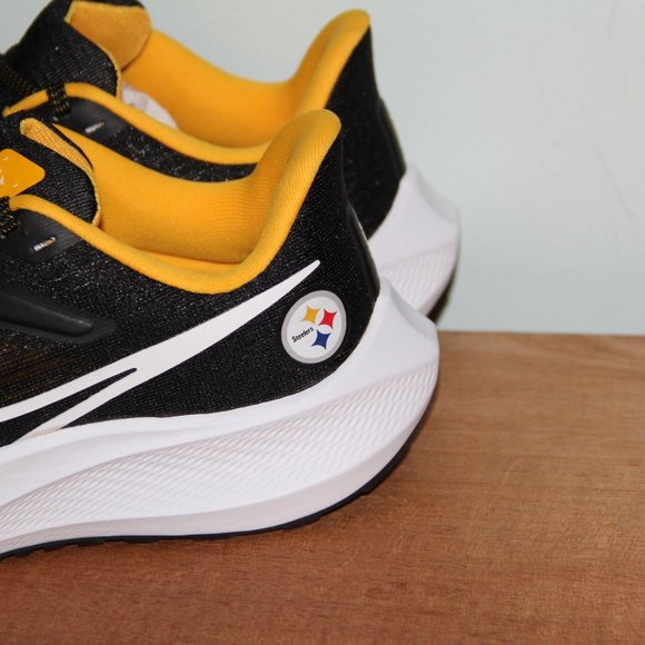 Nike Air Zoom Pegasus 39 Pittsburgh Steelers Running Shoes Mens 11.5 12 - Picture 3 of 7